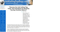Desktop Screenshot of cold-calling-top-dogs.com